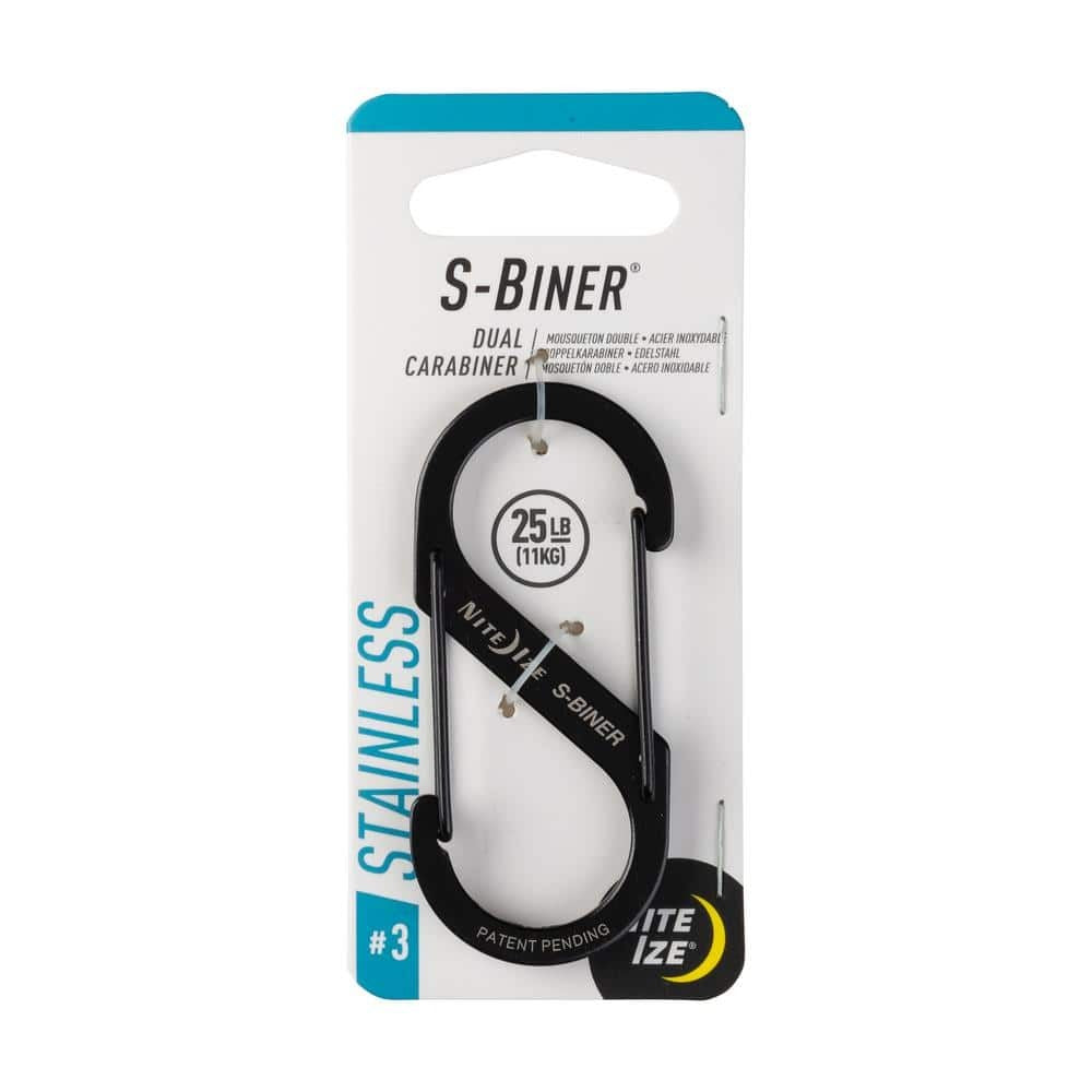 NITE IZE Nite Ize SB3-03-01 S-Biner Size 3 25 lb Capacity (Each)