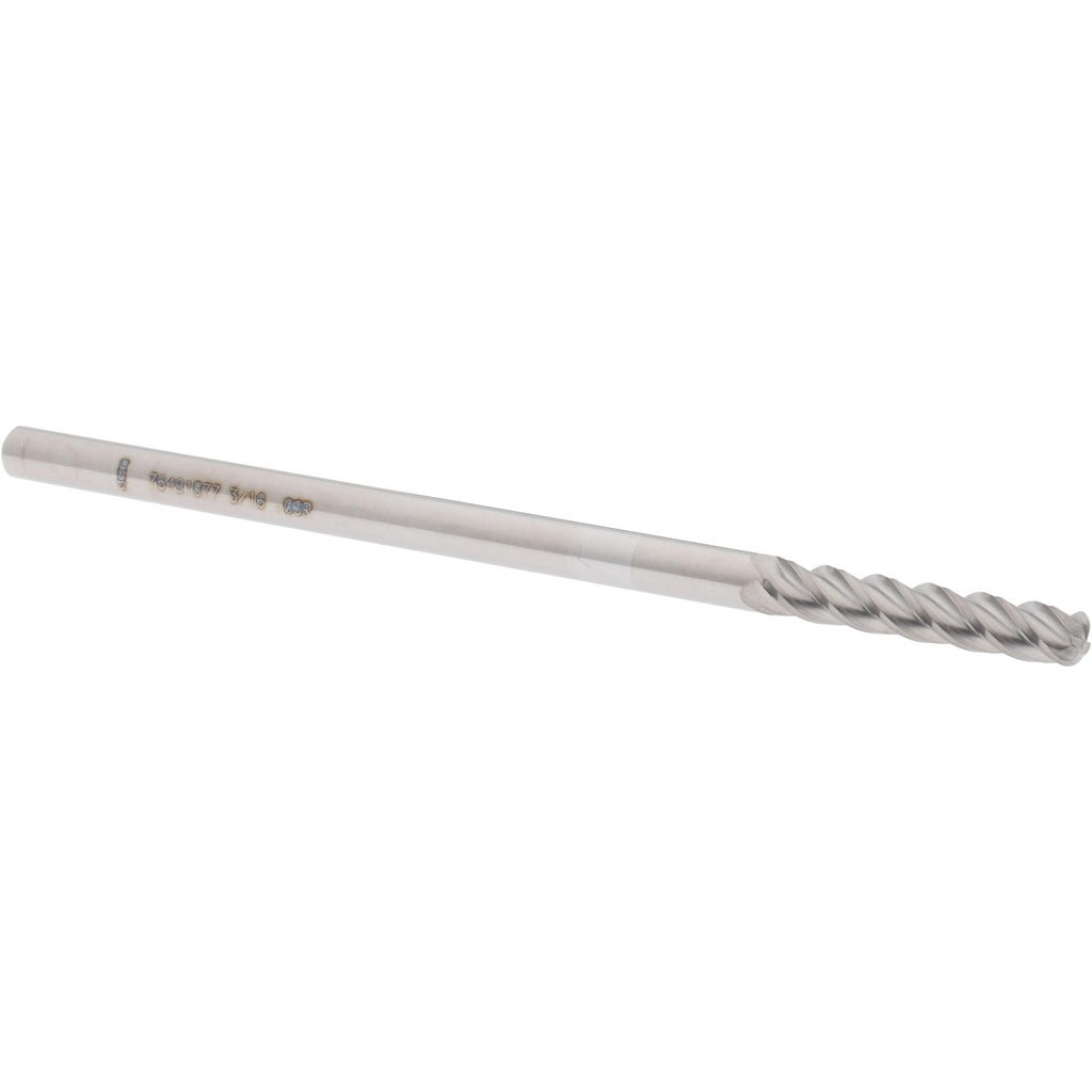 ACCUPRO Accupro 12183456 Corner Radius End Mill 3/16 in 4 Flute