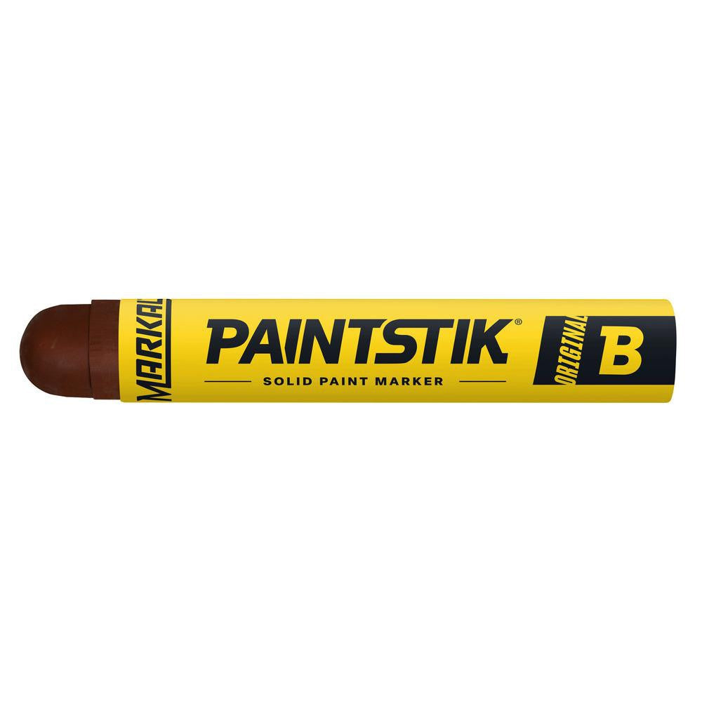 MILWAUKEE Markal 80229 Solid Paint Crayon Brown Oil-base