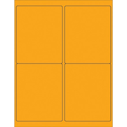 BSC PREFERRED Bsc Preferred LL181OR Labels Permanent Adhesive 400 Per Case