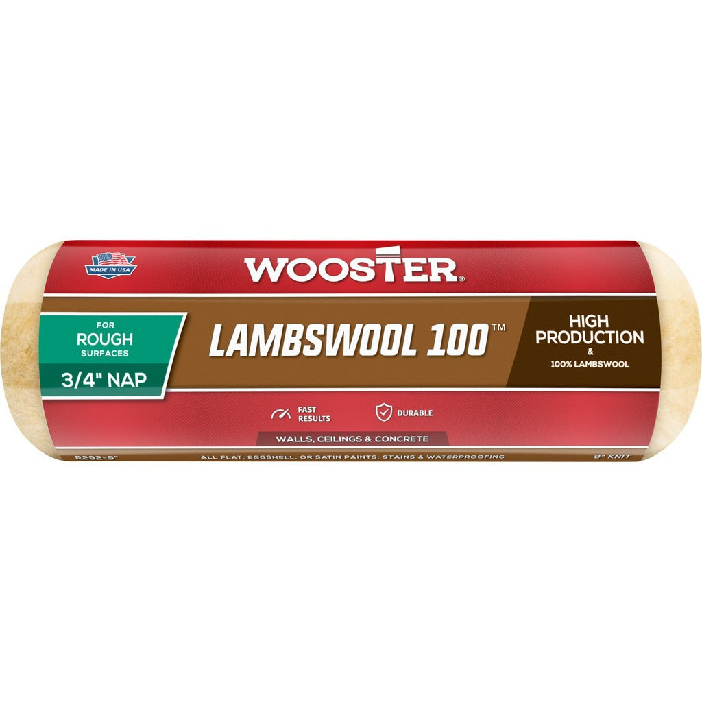 WOOSTER BRUSH Wooster Brush R292-9 Lambswool Paint Roller Cover 9 in