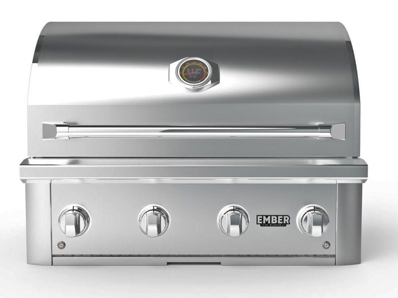 WILDFIRE OUTDOOR LIVING Wildfire Outdoor Living EMB32G-SS-LP 32 in Gas Grill Lp