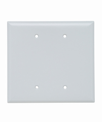 Pass & Seymour SPO23W 2Gang Wall Plate Blank Jumbo White