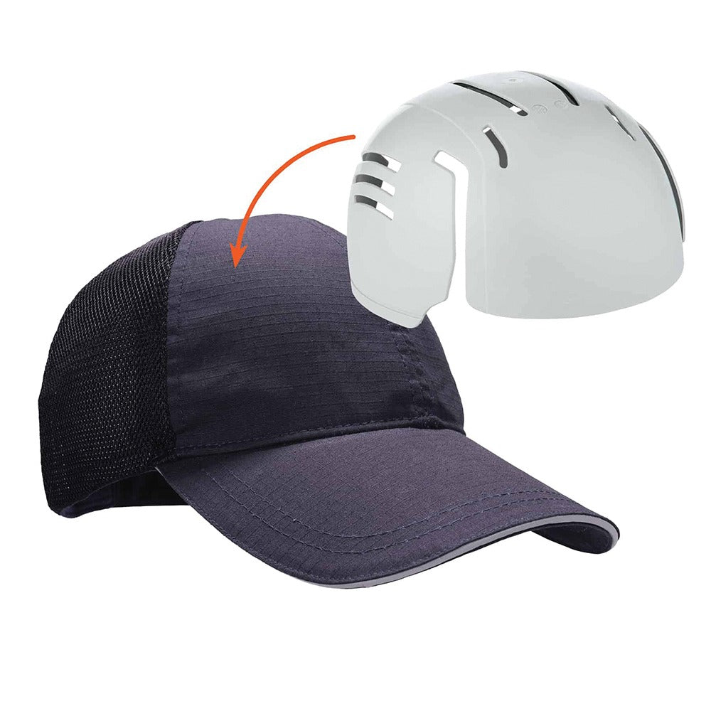 ERGODYNE Ergodyne 23403 Vented Baseball Bump Cap Navy
