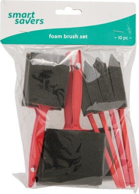 BSC PREFERRED Bsc Preferred CC101062 Foam Brush Set 10 Piece