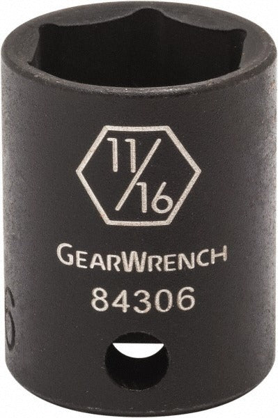 GEARWRENCH Gearwrench 84386N Impact Socket 3/8 in Drive 7/8 in 6-pt