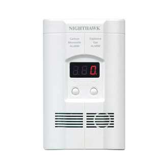 Kidde 900-0113-02 Nighthawk Plug-In Carbon Monoxide/Gas Combination Alarm with Battery Backup