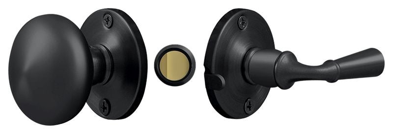 DELTANA Deltana SDL980U19 Storm Door Latch Tubular Lock Black