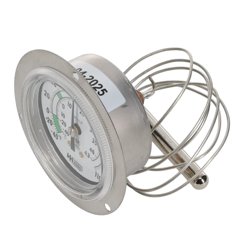 CASE Case 1903676 Flange Mount Dial Thermometer
