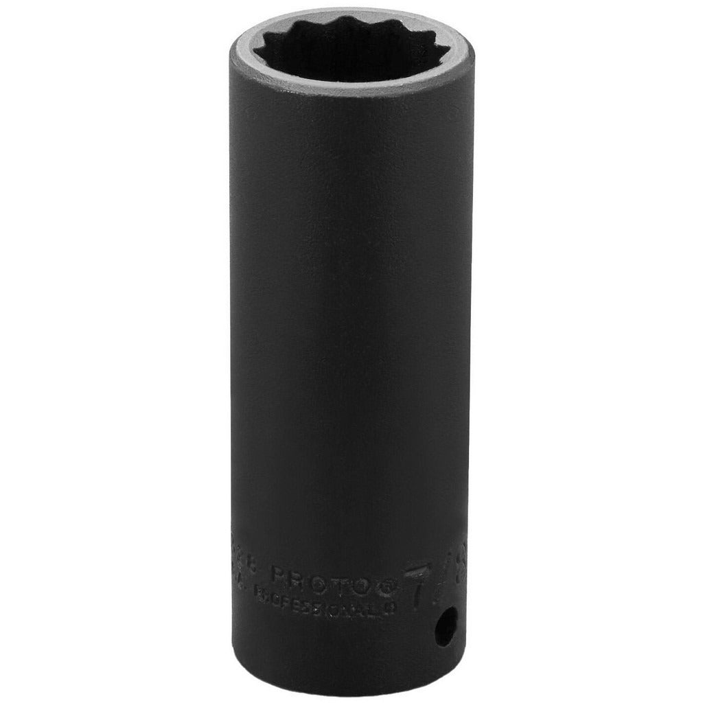 PROTO Proto J7328 Impact Socket 1/2 in Drive 7/8 in 12-point