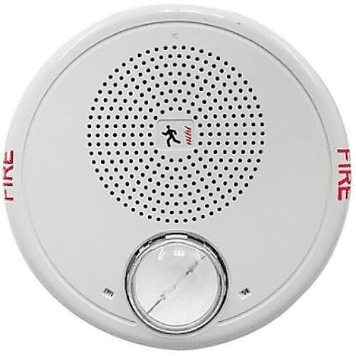 EDWARDS SIGNALING Kidde Edwards GCHFWF-S7VMCH Ceiling Speaker Strobe 70V 520hz