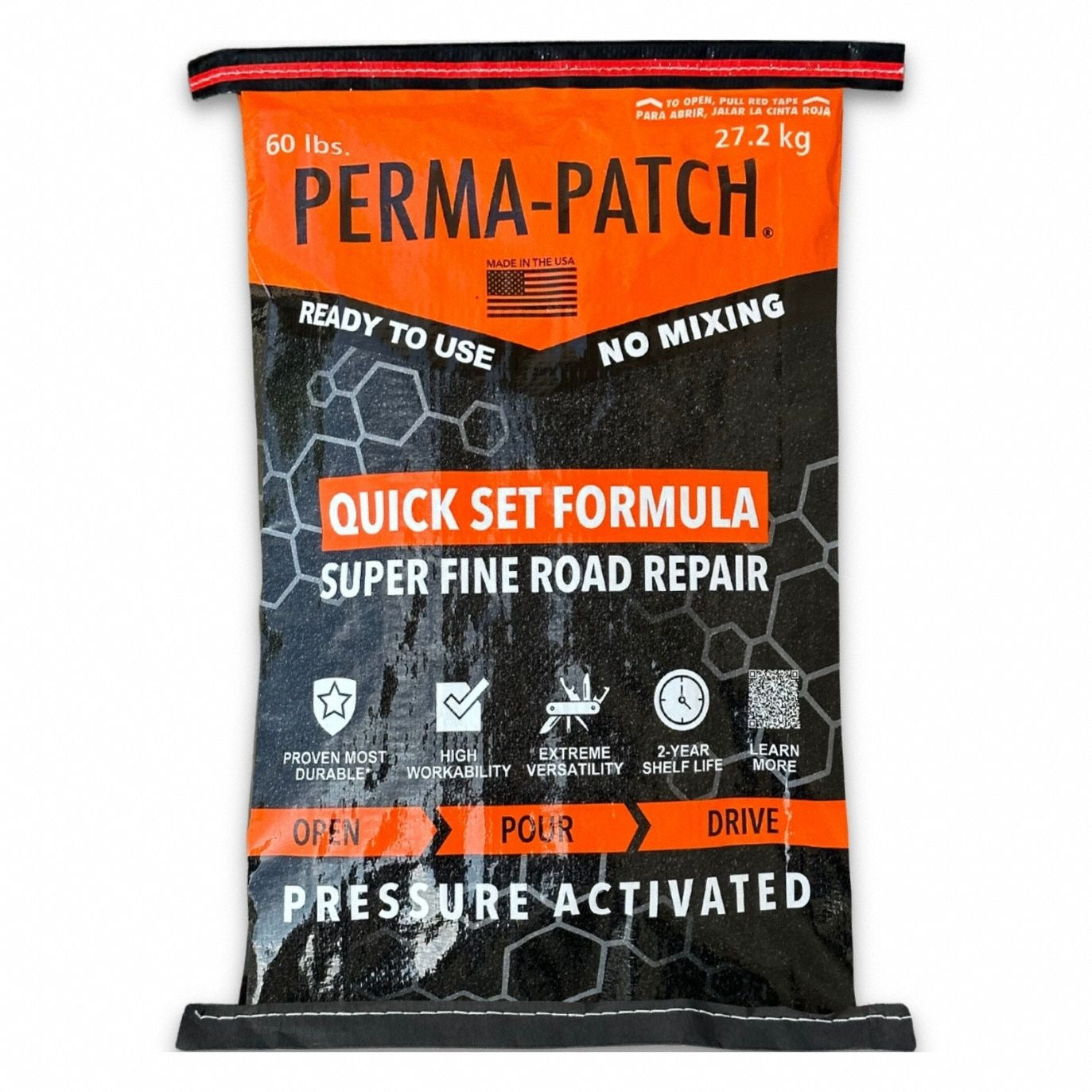 PERMA-PATCH Perma-Patch PP-60-F Fine Mix Pavement Repair Patch 60 lb Bag (PPP60F)
