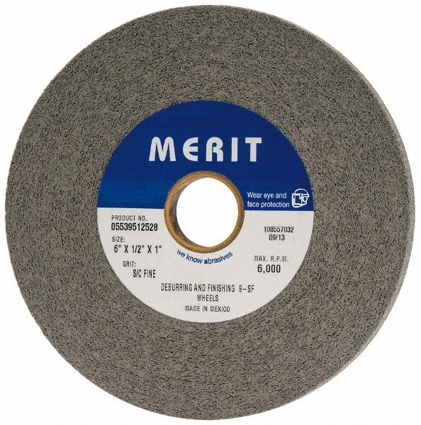 MERIT Merit Abrasives 05539512528 Deburring Wheel 6 in Silicon Carbide