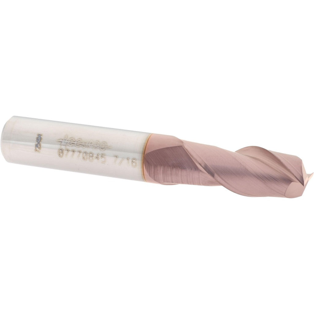 ACCUPRO Accupro 12181444 Square End Mill 7/16 in 2 Flute Solid Carbide
