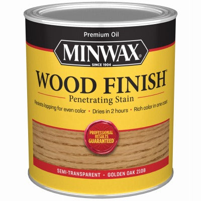 MINWAX Minwax 70001 Golden Oak Wood Finish Stain 1 Quart