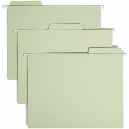 SMEAD Smead SMD64082 Fastab Hanging Folder Letter 1/3-cut Moss 20pk