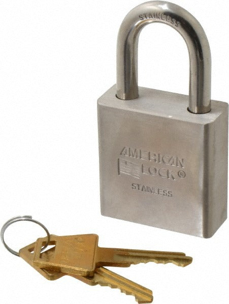AMERICAN LOCK American Lock A5400 Stainless Steel Padlock Keyed Different