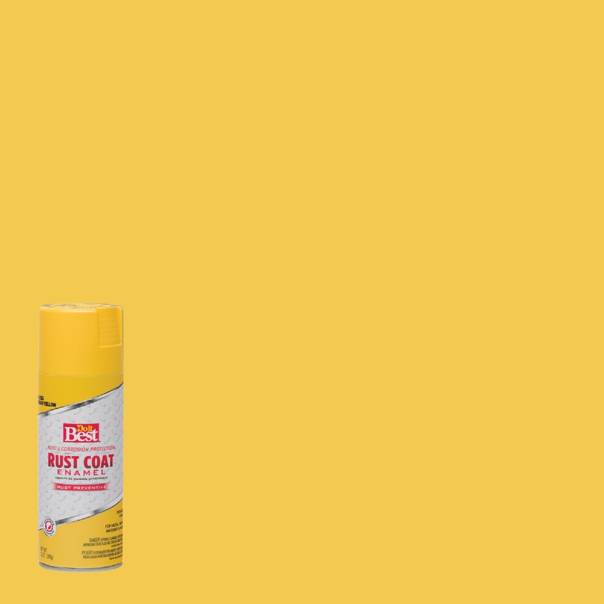 BSC PREFERRED Bsc Preferred 203546D Rust Preventive Spray Paint Yellow 12 Oz