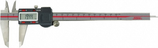 SPIROTHERM Spi 11-963-6 Electronic Caliper 0-8 in IP54 Stainless Steel