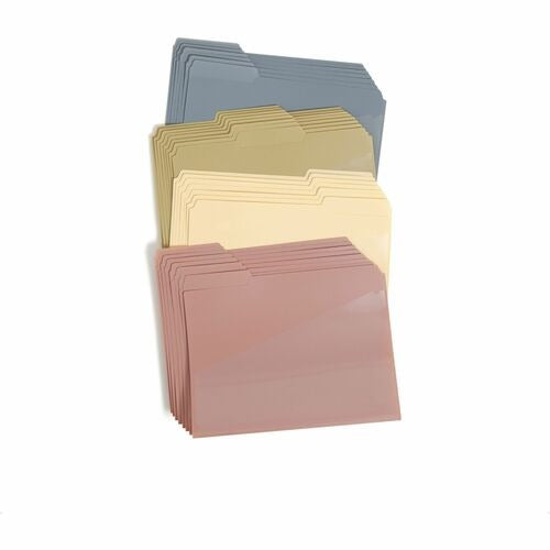 SMEAD Smead SMD10543 Poly File Folders Letter 1/3-cut Box of 30