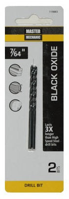 DISSTON CO Disston Company 119883 Hss Black Oxide Drill Bit 7/64 in 2 Pack