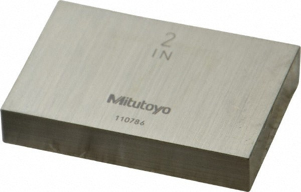 MITUTOYO Mitutoyo 611202-541 Rectangular Steel Gage Block 2 in AS-1