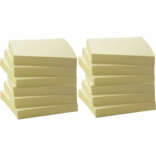 BUSINESS SOURCE Business Source BSN36620 Recycled Notes 3x3 Lined 12-pack