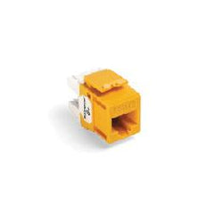 Leviton 61110-RY6 eXtreme CAT6 QuickPort Jack Yellow