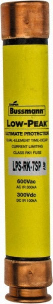 EATON Cooper Bussmann LPS-RK-7SP Cartridge Time Delay Fuse RK1 7A