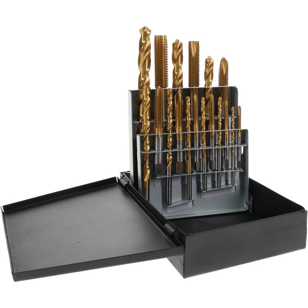 HERTEL Hertel C.E96.S18C Tap Drill Set 18 Piece Hss