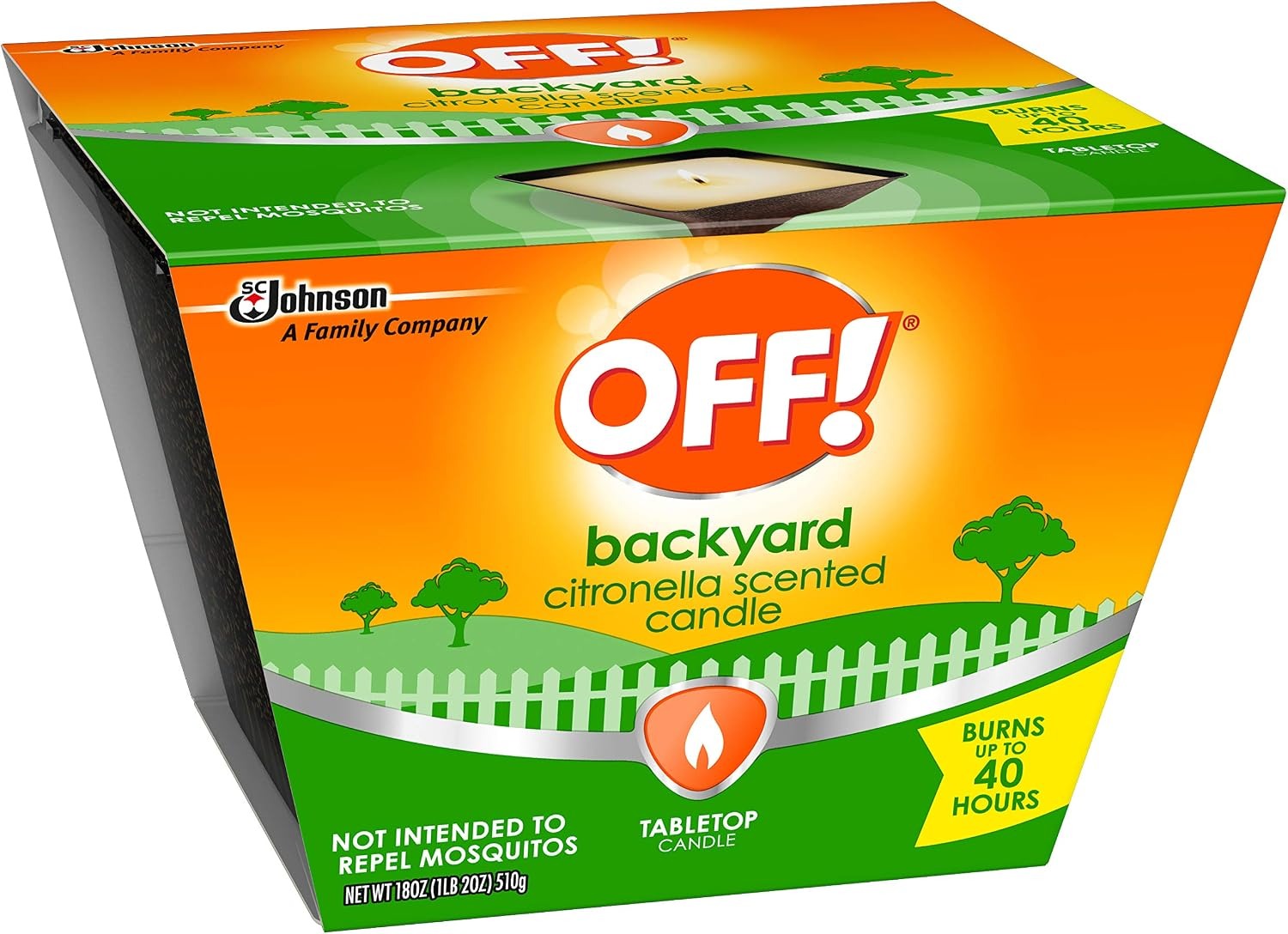 OFF! Off! 70801 Citronella Candle 18 oz (1 Count)