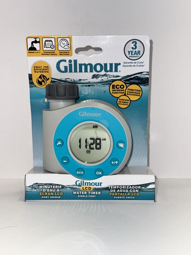 GILMOUR Gilmour 856006-1001 Single Port Electronic Water Timer Battery Operated (Single Port)