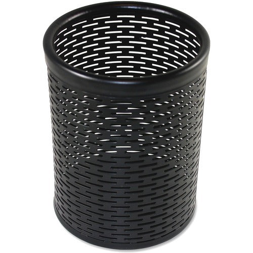 ARTISTIC Artistic AOPART20005 Steel Pencil Cup 3.5x4.5 Inches Black