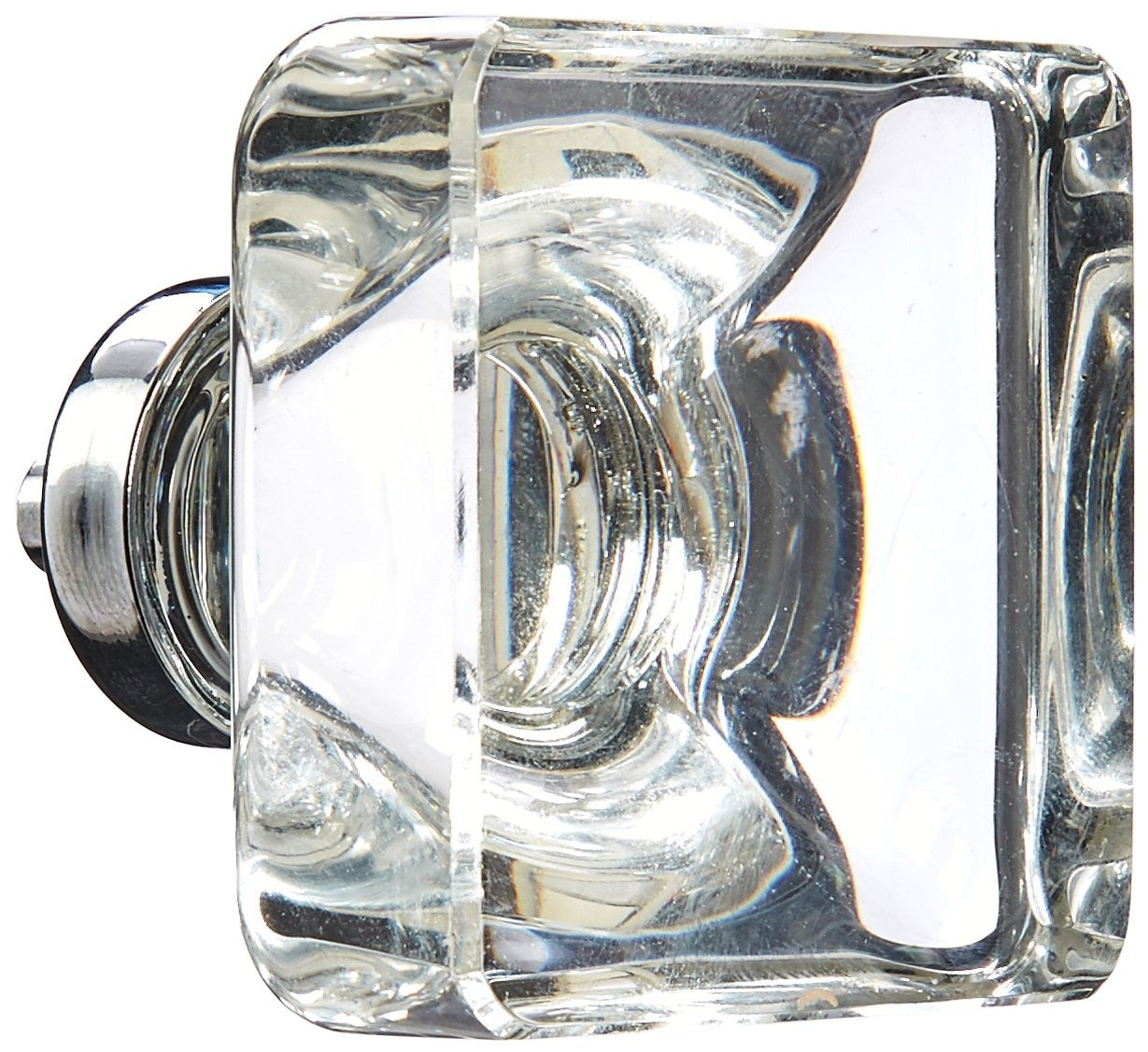 EMTEK Emtek 86404US26 Square Crystal Cabinet Knob 1.75 in