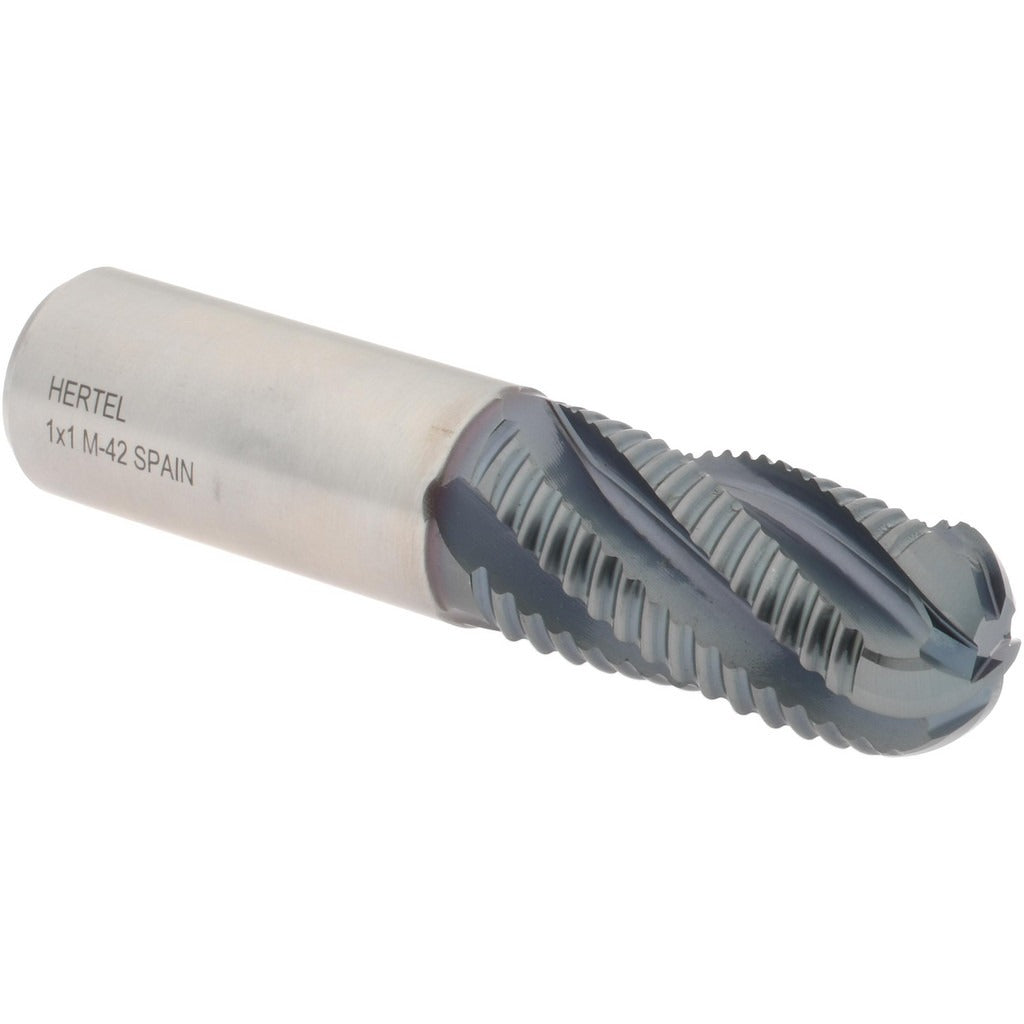 HERTEL Hertel 88245337 Roughing End Mill 1 in 5 Flute Cobalt Ticn