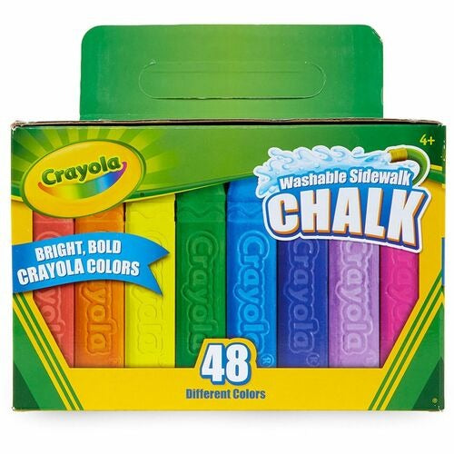 CRAYOLA Crayola CYO512048 Washable Sidewalk Chalk 48 Count