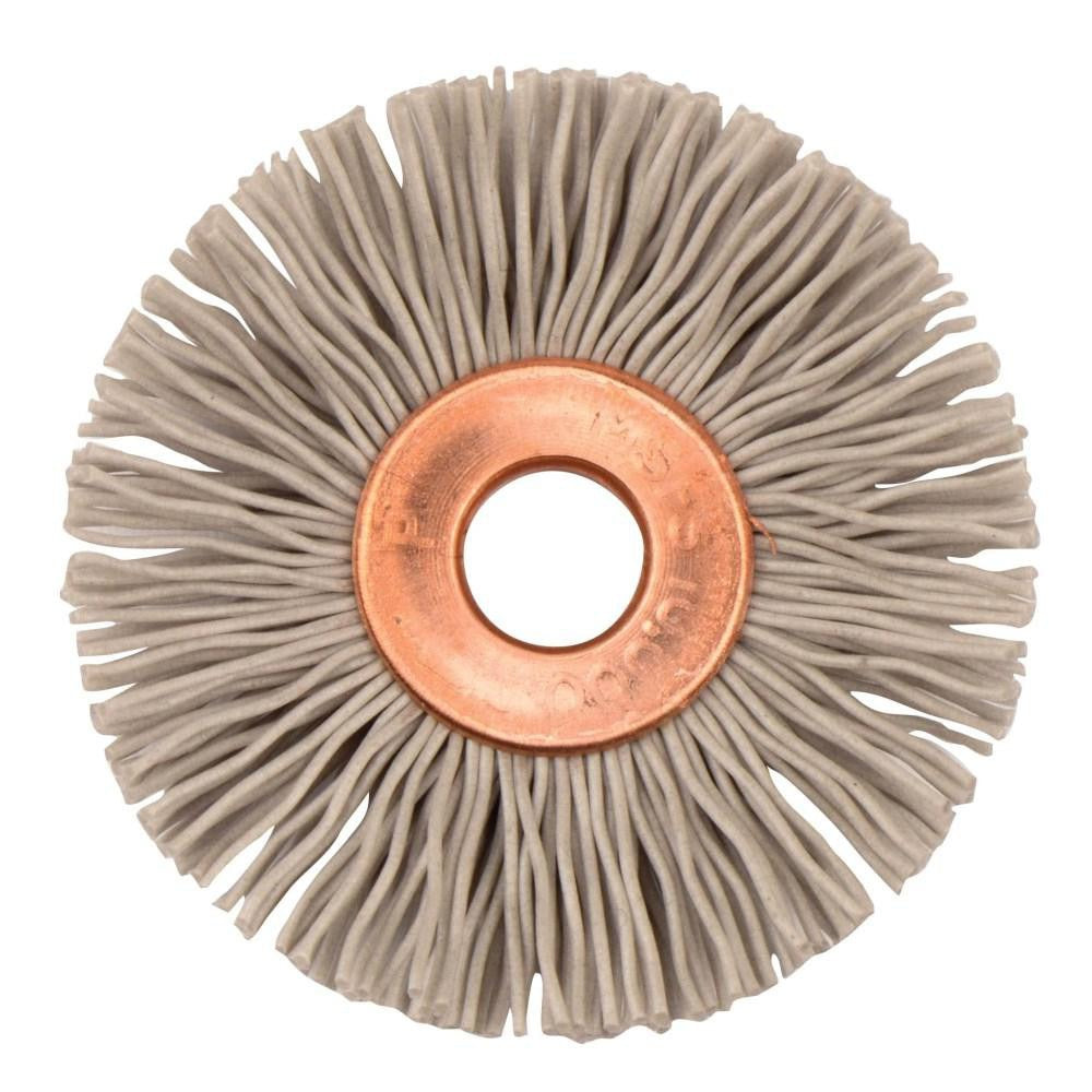 WEILER Weiler 16310 Wheel Brush 1-3/8 in Crimped Nylon 500 Grit