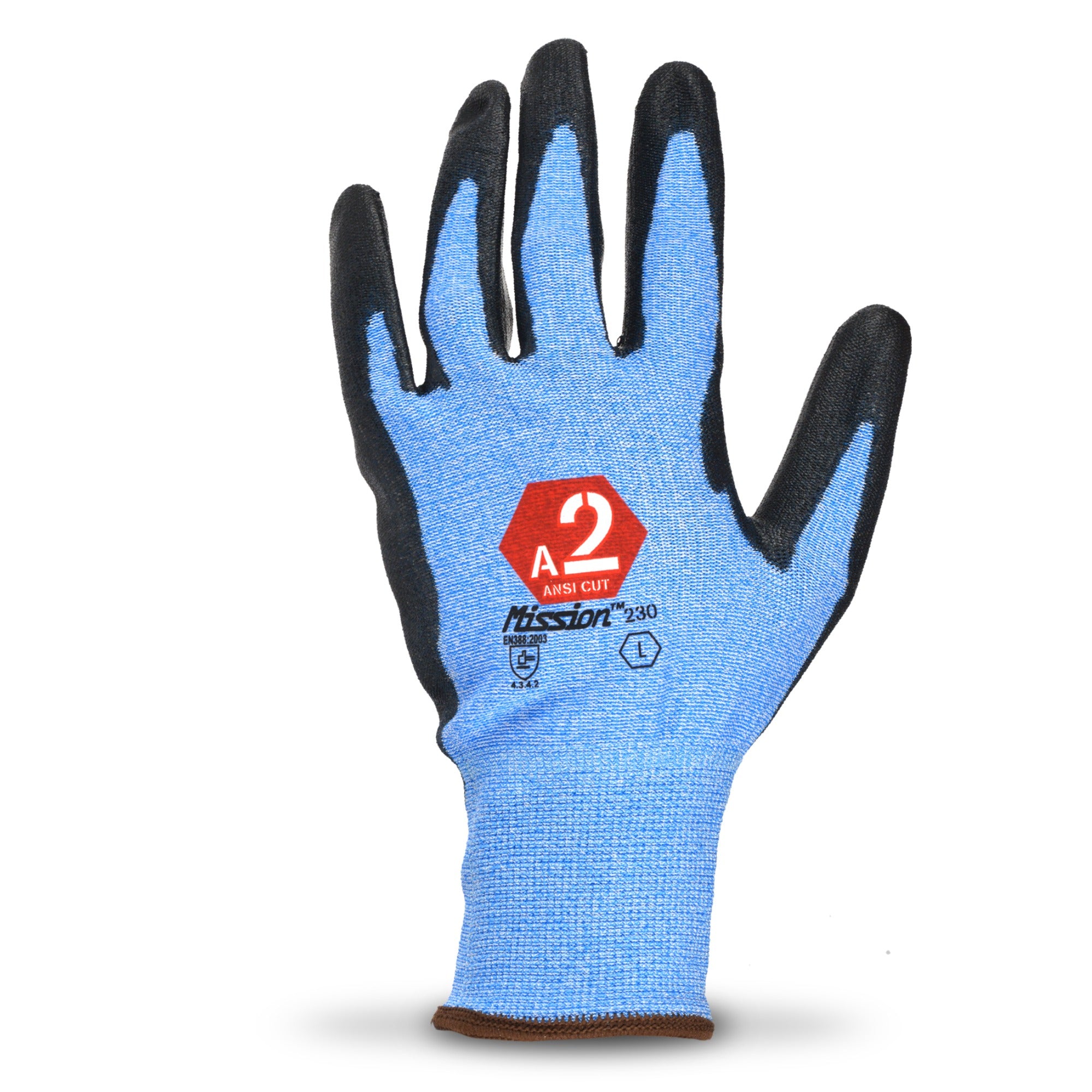 TRULINE Truline A119555 Cut-Resistant Coated and Dipped Gloves 2X Replacement A119555