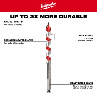 MILWAUKEE Milwaukee Electric Tool Corp 48-13-0750 Auger Bit