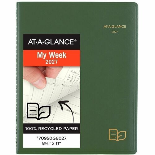 AT-A-GLANCE At-a-glance AAG70950G60 Weekly Monthly Appointment Book