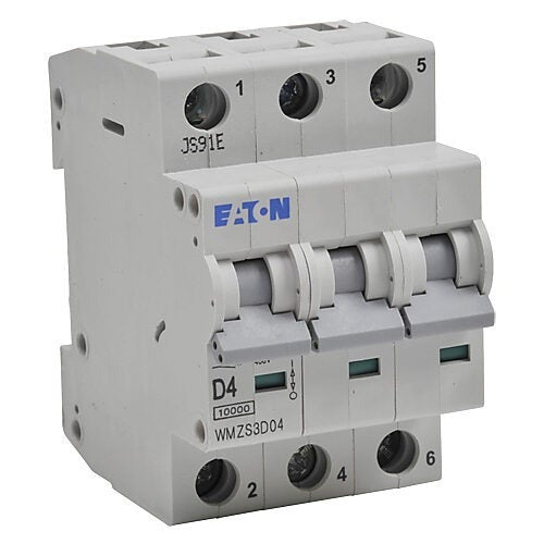 EATON Eaton WMZS3D04 Supplementary protector 4 A (3 pole) FAZ-D4-3