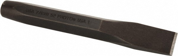 PROTO Proto J86A7/8X8S2 Cold Chisel 1 in Tip 8 in Steel Handle
