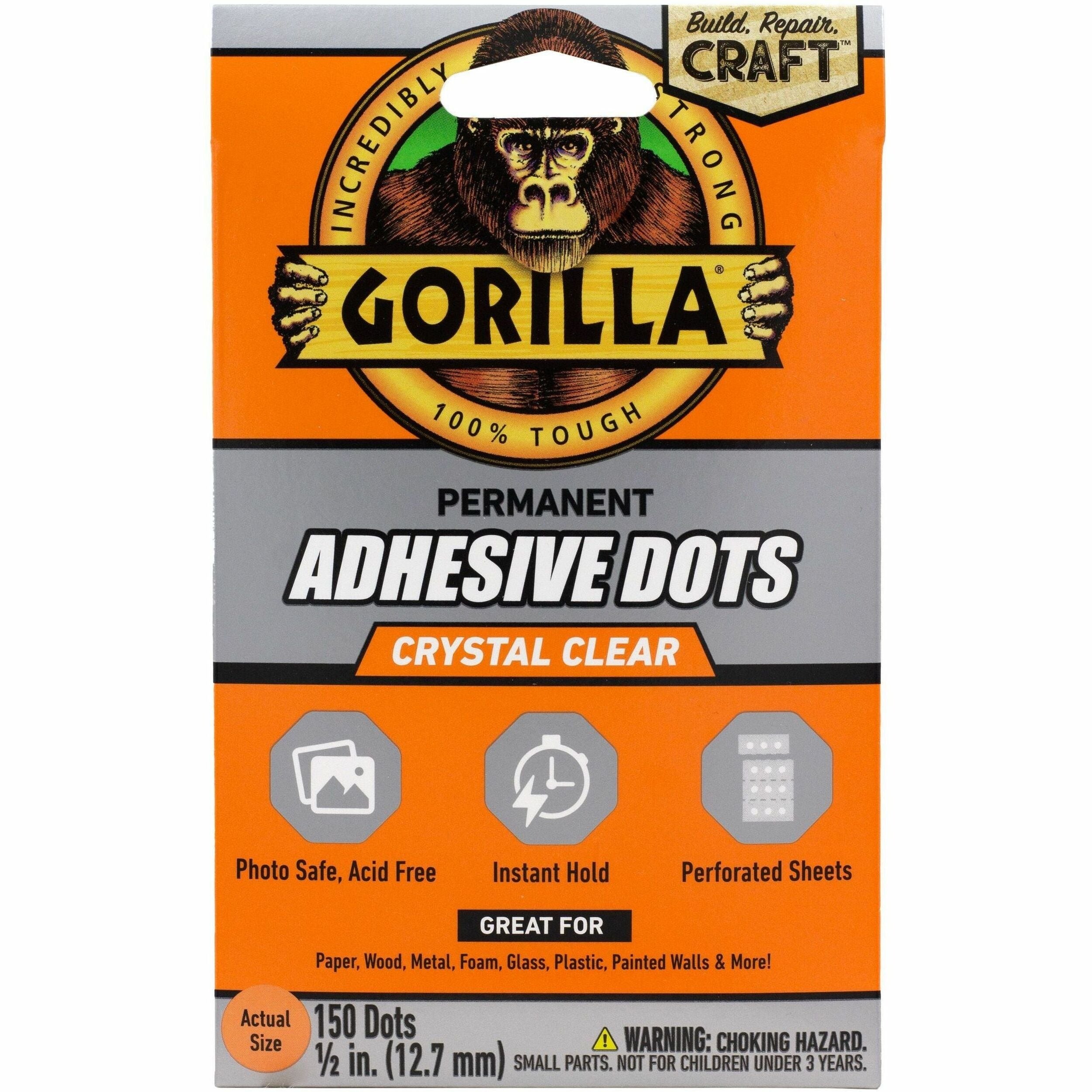GORILLA Gorilla GOR104905 Adhesive Dots (150 / Pack)