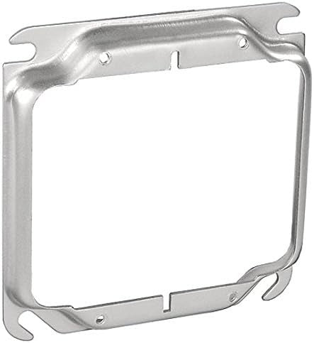 ORBIT Orbit 42125 4 in Square 2-Gang 1-1/4 in Raised Device Ring 25 Pack