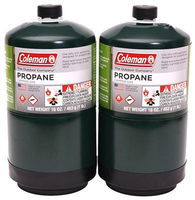 BERNZOMATIC Worthington Cylinder Corp 332423 Propane Cylinder 16 Oz 2 Pack