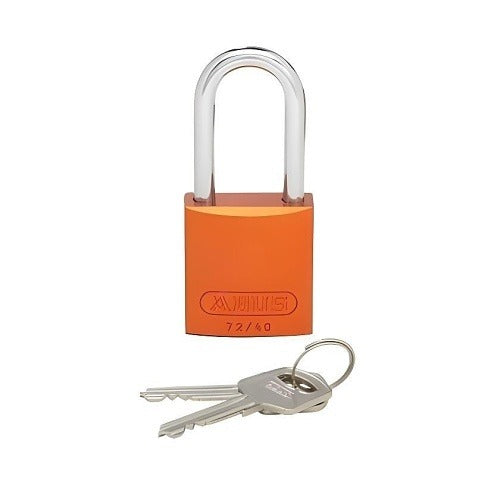 PANDUIT Panduit PSL-7OR-LS Aluminum Padlock Long Shackle