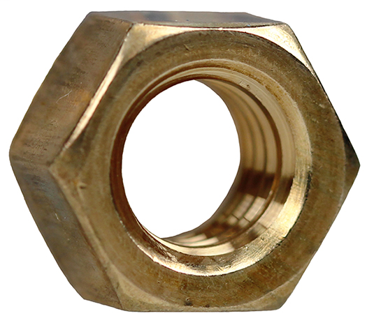 L.H. Dottie HNBZ12 Finished Hex Nut 1/2-13 Inch Silicon Bronze