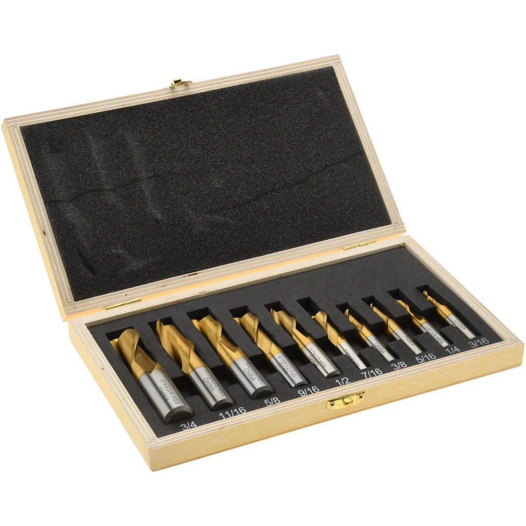 VALUE COLLECTION Value Collection 320-0001 2 Flute Square End Mill Set 10 Pc