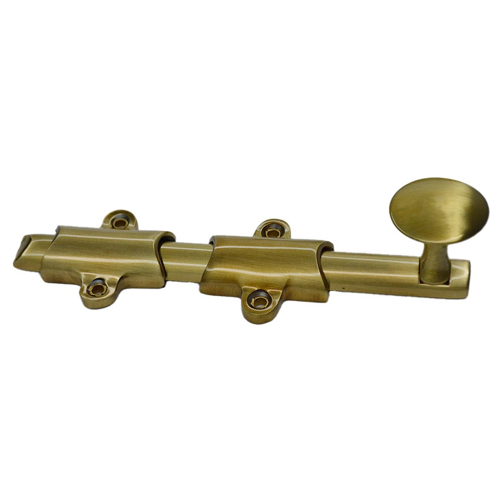 EMTEK Emtek 8511US7 Surface Bolt 6 in 3 Strikes French Antique Brass