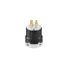 Eaton AHL1430C Arrow Hart Wiring 30 Amp 125/250 VAC 3-Pole 4-Wire NEMA L14-30R Black/White Locking Connector